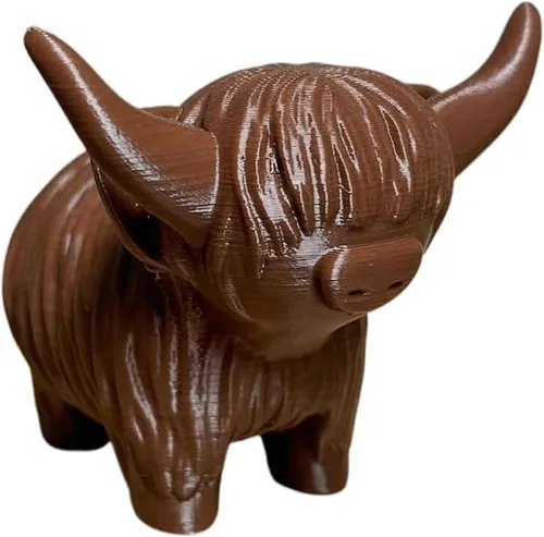 Miniatura 9 de MichiganMootique - Figura de vaca de las tierras altas, decoración de vaca de las tierras altas, regalo de vaca Highlander, estampado de vaca, baño