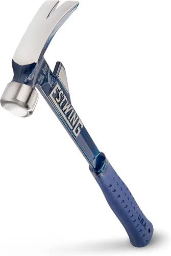 Miniatura 7 de ESTWING Martillo Hammertooth - 24 oz Mango Largo Garra Recta de Desgarre con Cara Fresada y Agarre de Reducción de Impactos - E6-24TM