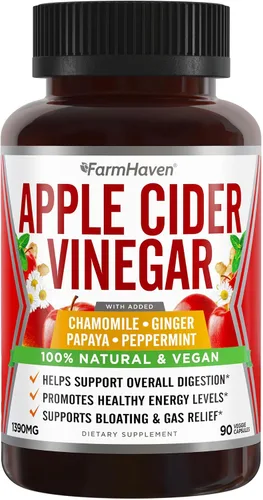 Miniatura 5 de FarmHaven Cápsulas de cardo mariano orgánico USDA y cápsulas de vinagre de sidra de manzana