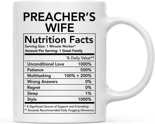 Miniatura 19 de Andaz Press Divertida taza de té de café de cerámica de 11 onzas, regalo de agradecimiento, datos nutricionales del ejército, paquete de 1, ideas