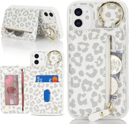 Miniatura 22 de Havaya Funda compatible con iPhone 11, cartera MagSafe con tarjetero - Funda magnética desmontable 2 en 1 - Ranuras para tarjetas de crédito