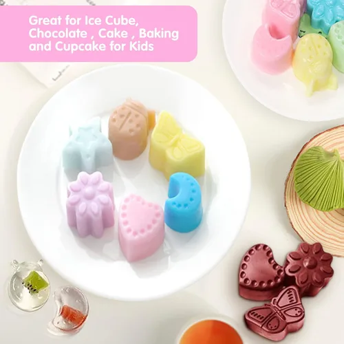 Miniatura 5 de Moldes de silicona para jabón, diferentes moldes de jabón con diferentes formas, perfectos para hacer jabón, moldes de pastel de chocolate caseros