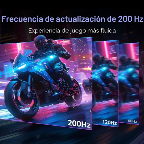 Miniatura 2 de KTC Monitor de juegos de 24.5 pulgadas, monitor de 180 Hz (hasta 200 Hz), monitor FHD rápido, IPS 1080P 1ms, 128% sRGB HDR10, sincronización