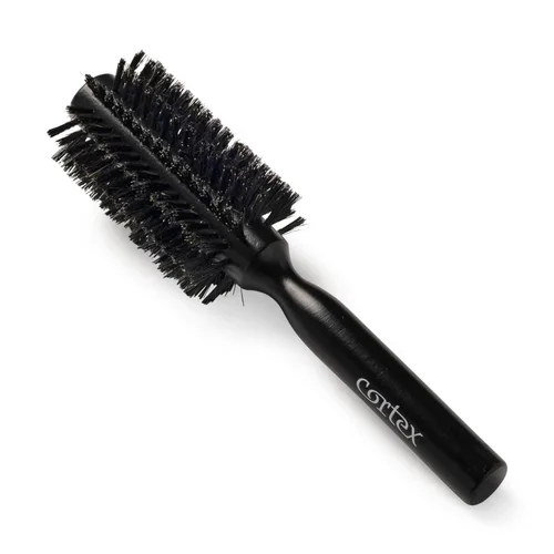 Miniatura 9 de Cortex Professional Cepillo redondo 100% de cerdas de jabalí – Cepillos para el cabello para mujeres y hombres, cepillo redondo para secado
