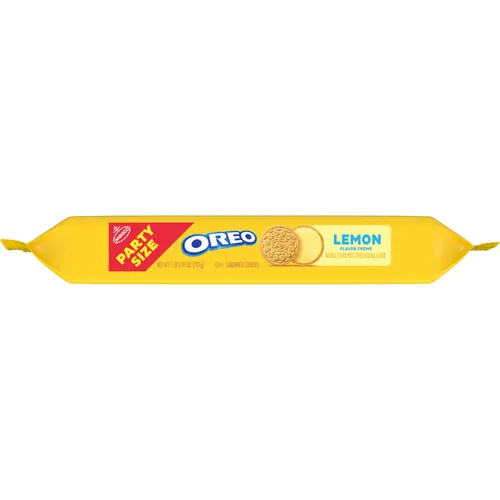 Miniatura 19 de OREO - Galletas tipo sándwich de limón y crema, tamaño fiesta, 24.95 oz