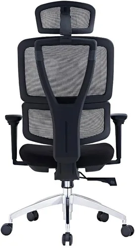 Miniatura 5 de SUNLINE Elevate - Silla de oficina - Sistema de soporte lumbar ergonómico y ajustable con base de aluminio - Reposacabezas de malla curva 4D