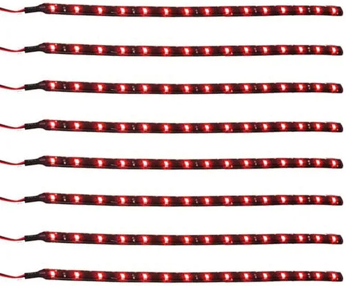 Miniatura 2 de Esupport - Tira flexible de luces para auto, 8 unidades, 30 cm/11.8 pulgadas, 15 Ledes, SMD, resistente al agua