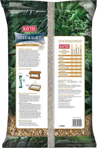 Miniatura 5 de Kaytee Semilla y Sebo Sin Desorden Maní 10 Libras