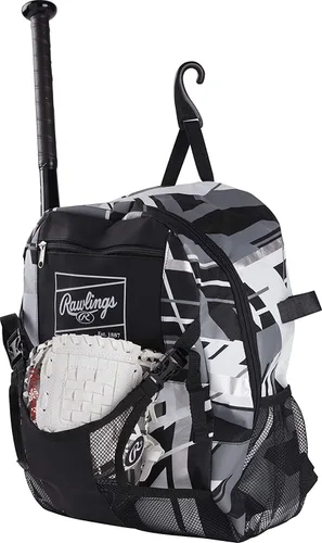 Miniatura 9 de Rawlings Remix Backpack Equipment Bag T-Ball & Youth Softball Multiple Colors Negro