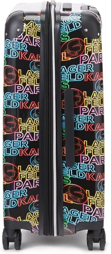 Miniatura 3 de Karl Lagerfeld París Neon, Multi, Neón vertical con 8 ruedas giratorias, Abs+pc caso, equipaje