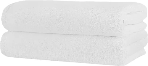 Miniatura 16 de Nine West Toalla de baño de rizo de lujo de gran tamaño, suave, afelpada y densa, extra grande, calidad de hotel, 0.23 oz/m², 1% algodón turco, Verde