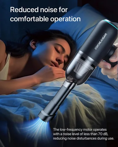 Miniatura 8 de Aspiradora portátil inalámbrica de mano, 18KPA 4 en 1, aspiradora magnética de mano inalámbrica con luz LED, tiempo de funcionamiento de 30 minutos