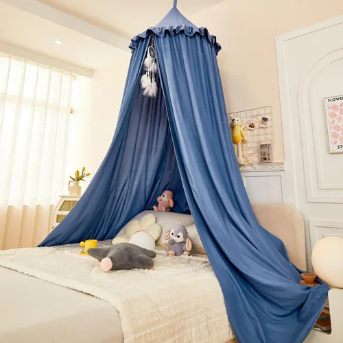 Miniatura 6 de Dosel Decorativo de Princesa para Cama de Niños, Dosel de Cama Suave y Duradero para Habitación de Niñas, Dosel de Tienda, Mosquitero de Ensueño