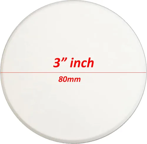 Wideskall® Protector autoadhesivo para pomo de puerta redondo blanco (tamaño estándar de 3 pulgadas, 10.00 pulgadas, unidad)