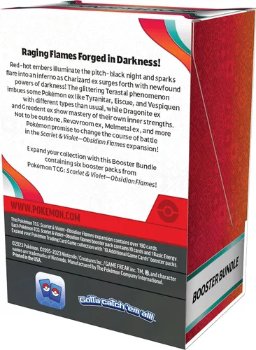 Miniatura 3 de Pokemon Scarlet & Violet (Serie 3) Paquete de refuerzo Obsidian Flames