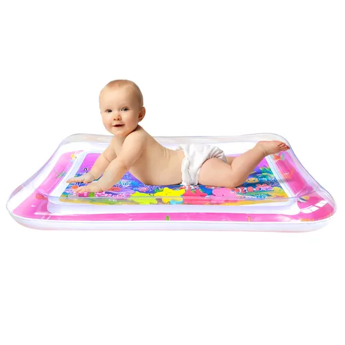 Miniatura 6 de ZHUYNXIR Alfombras de juego acuáticas para la hora del estómago, alfombrillas para la hora del estómago, alfombrilla de agua para bebé para niños