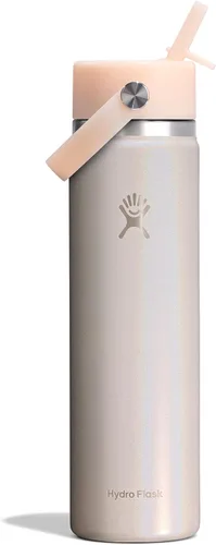 Miniatura 50 de Hydro Flask Botella de agua – Acero inoxidable aislado – Tapa flexible con popote de boca ancha, antiderrames, a prueba de fugas y recargable en 32
