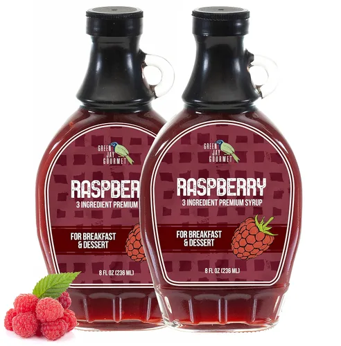 Miniatura 15 de Green Jay Gourmet Jarabe de Fresa – Jarabe de Desayuno Premium de 3 Ingredientes con Fresas Frescas, Azúcar de Caña y Jugo de Limón – Jarabe