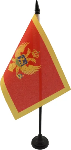 Miniatura 141 de United Kingdon Coat of arms Table Flag 5'' x 8'' - UK - British - England Desk Flag 21 x 14 cm - Black plastic stick and base - AZ FLAG Escudo