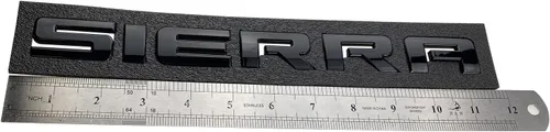 Miniatura 3 de 1x Emblema Cromado Sierra COMPATIBLE CON GMC Puerta Trasera Portón Trasero PORTÓN ELEVADOR Insignia Letras Nombre 3D Realzado Adhesivo Fuerte
