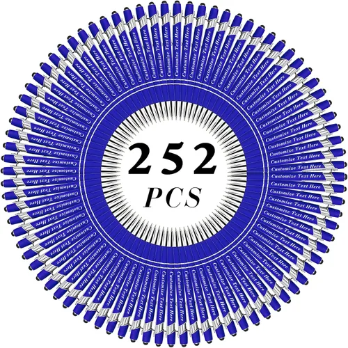 Miniatura 141 de Bolígrafos personalizados a granel con punta de lápiz capacitivo, 12 bolígrafos personalizados con logotipo de mensaje con nombre, bolígrafos