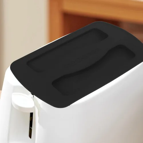 Miniatura 5 de UPKOCH Cubierta universal de silicona para máquina de pan, a prueba de polvo, para máquina de pan de 2 rebanadas, accesorio para electrodomésticos