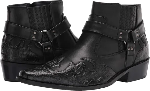 Miniatura 7 de Enzo Romeo WT11 Western Cowboy - Botines de motocicleta para hombre