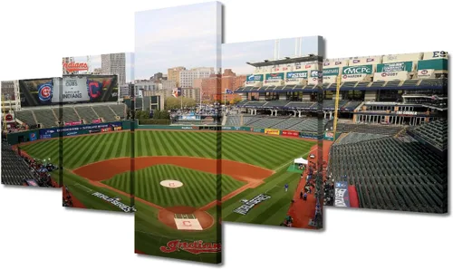 Miniatura 91 de Arte para pared, lienzo para estadio deportivo, arte para pared, diseño de campo de Wrigley en Chicago, pinturas de Chicago, impresiones sobre