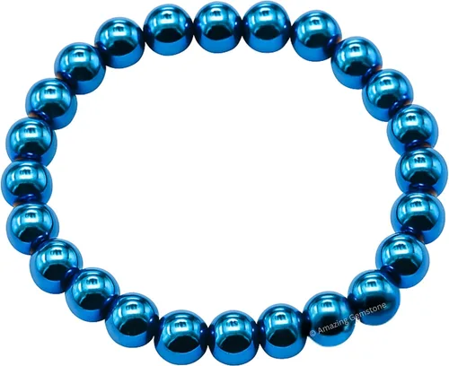 Miniatura 655 de Amazing Gemstone Pulsera de cristal para mujeres y hombres, pulsera de cristal curativo de protección, pulsera elástica con cuentas de piedras