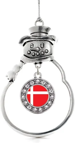 Miniatura 114 de Inspired Silver - Roller Queen - Adorno de Navidad plateado - Adorno circular para árbol de Navidad con circonita cúbica - Decoración colgante
