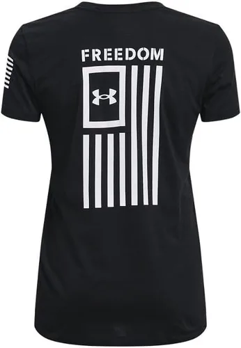 Miniatura 5 de Under Armour - Camiseta con el texto en inglés Freedom con dibujo de bandera para mujeres