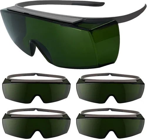 Miniatura 8 de Gafas de seguridad para soldadura, gafas de seguridad integradas envolventes, sombra 8 gafas para corte de plasma, nuevo en 2023 Color 3