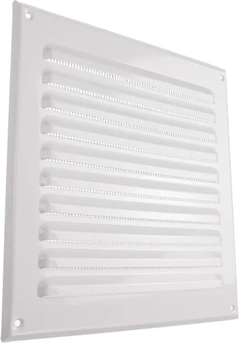 Miniatura 7 de Vent Systems - Cubierta de rejilla de ventilación de aire de alero rectangular de metal negro de 3 x 10 pulgadas (interior), deflector