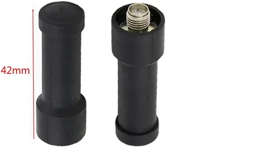 Miniatura 2 de Mini walkie-talkie de mano de doble banda VHF136-174MHz 400-470MHz de doble uso walkie-talkie antena SMA hembra adecuada