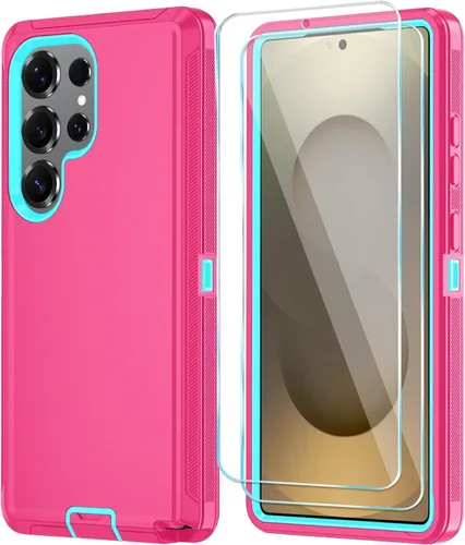 Miniatura 33 de ONOLA Funda compatible con Samsung Galaxy S24 Ultra con protector de pantalla HD, resistente a los golpes y a las caídas, funda de 3 capas