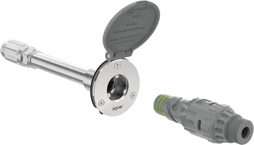 Miniatura 9 de Aquor House Hydrant V1+ - Grifo para exteriores antiheladas, válvula antisifón con conexión rápida, boquilla de manguera empotrada a prueba