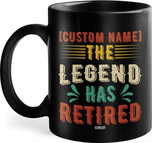 Miniatura 21 de CUBICER Taza de café de cerámica negra personalizada, tazas de béisbol para mamá, con nombre personalizado, tazas grandes, regalos de cumpleaños