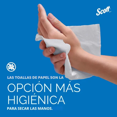Miniatura 6 de Toallas de papel multifold universal Scott Professional, a granel (58091), bolsillos de absorción, blancas, toalla de 9.2"x9.4", blanca, comprimida
