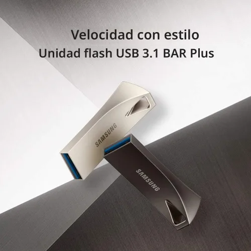 Miniatura 4 de SAMSUNG BAR Plus 64 GB - 300 MB/s USB 3.1 Flash Drive Titan Gray (MUF-64BE4/AM)