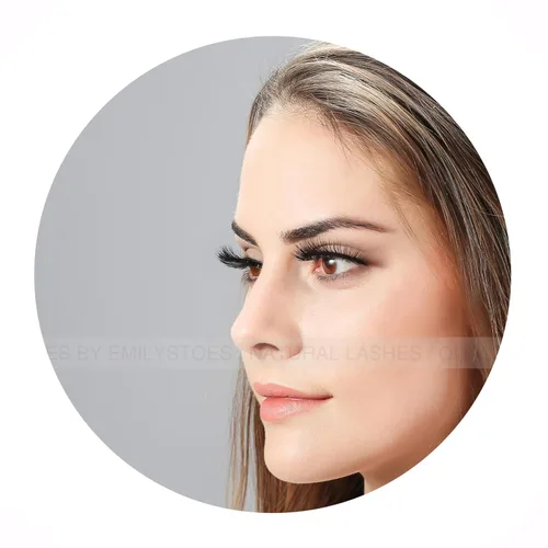 Miniatura 6 de Extensiones de pestañas de 0.002 in de grosor, rizo B, 0.394 in de longitud, pestañas de volumen de aspecto natural para extensiones de pestañas
