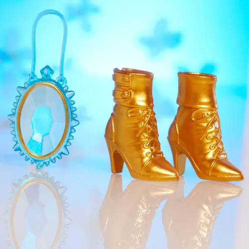 Miniatura 5 de Disney Princess Style Series - Muñeca de moda Jasmine, estilo contemporáneo, vestido de longitud completa, aretes, bolso y zapatos, juguete