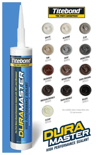 Miniatura 2 de Titebond DuraMaster Sellador, negro - Sellador de construcción multisuperficie, fuerte adherencia para uso en interiores y exteriores, resistente a