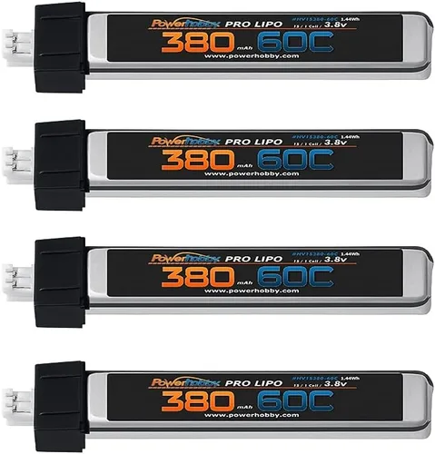 Miniatura 2 de Powerhobby 4 unids 230mAh 1S Lipo Batería 60C 3.8V para Tiny Whoop Blade Inductrix JST-PH 2.0 Conector