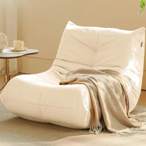 Miniatura 21 de Silla Puf, Silla Puf Loveseat junto a la Chimenea Sofá Puf para Adultos, Sillas Puf de 2 Plazas para Adolescentes con Espuma de Alta Resistencia
