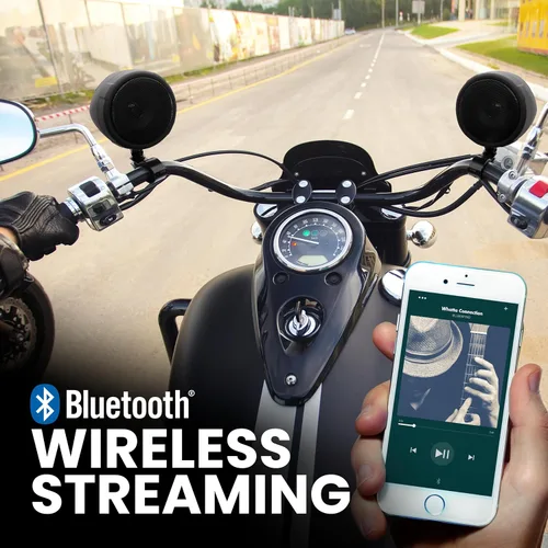Miniatura 5 de BOSS Audio Systems MCBK520B Altavoces estéreo de 3 pulgadas para motocicleta y sistema de sonido de amplificador de audio - Amplificador Bluetooth
