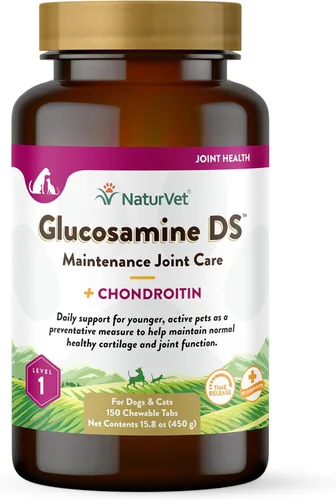 Miniatura 15 de NaturVet – Glucosamina DS Plus - Nivel 2 Cuidado Moderado – Apoya la Función Saludable de Cadera y Articulaciones – Mejorado con Glucosamina, MSM