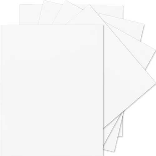 Miniatura 7 de 25 Hojas de Papel de Cartulina Negra 8.5 x 11 Pulgadas, 250 GSM/92 lb Papel de Cartulina Gruesa para Tarjetas DIY, Papel de Cartulina