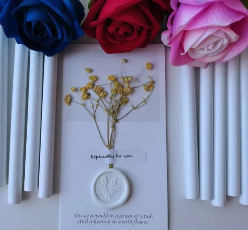 Miniatura 3 de Seal - 12 barras de cera para sellar cera con pistola de pegamento, palitos de cera para sellar cera, ideales para tarjetas, sobres, envoltura