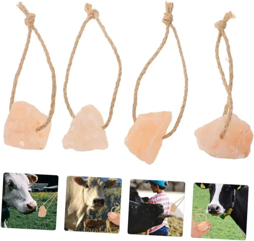 Miniatura 9 de 20 bloques de sal para ganado, enriquecimiento mineral, ganado, cabras y ciervos, apoyan la salud y la vitalidad, fáciles de manejar y distribuir