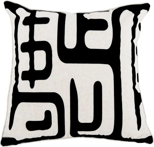 Miniatura 8 de Safavieh Pillow Collection - Almohada decorativa de maíz, 22 pulgadas, color negro, juego de 2